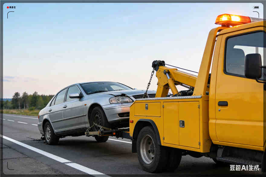 张家川拖车救援电话【案例】