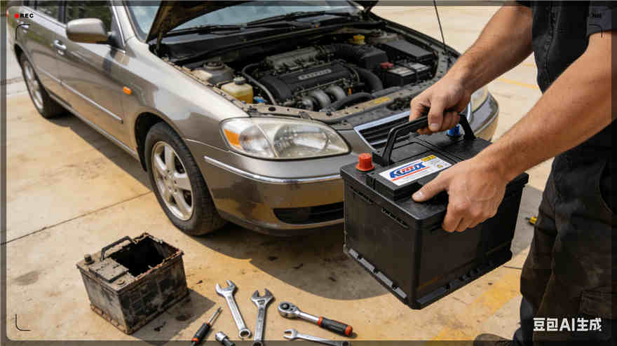 张家川汽车换电瓶电话【案例】